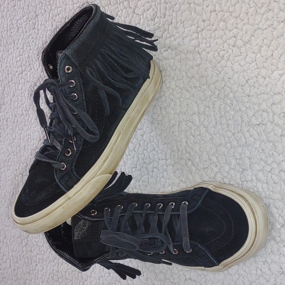 Vans Off the Wall Suede High top Moccasin Sneakers Size 7.5 - Picture 1 of 7